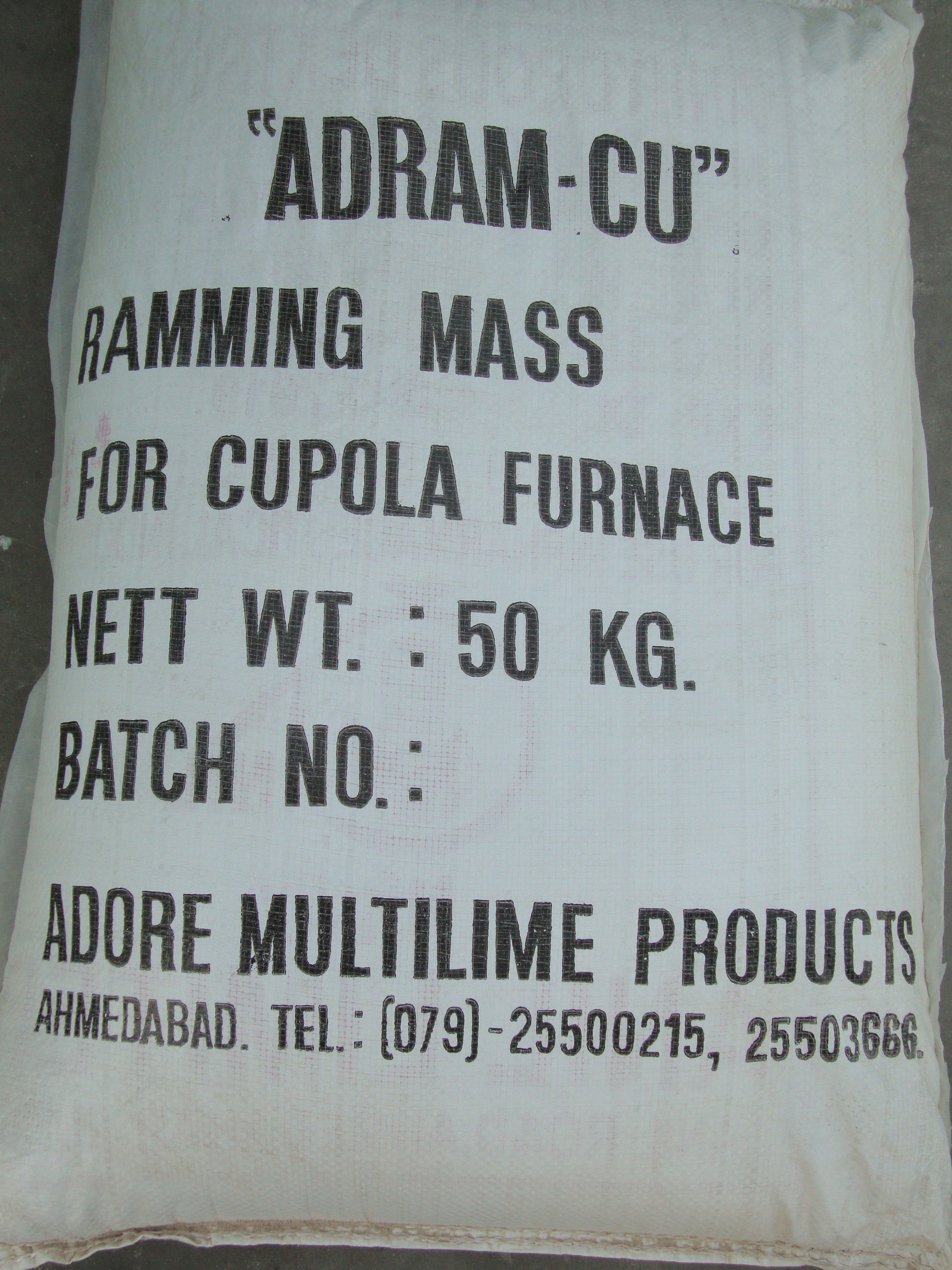 Cupola Ramming Mass "Adram-CU"